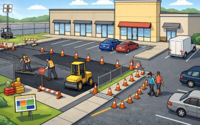Phased Commercial Paving: Plan Work and Stay Open