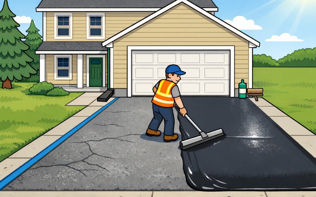 Residential Driveway Sealing in Maine: Timing, Prep, and Care
